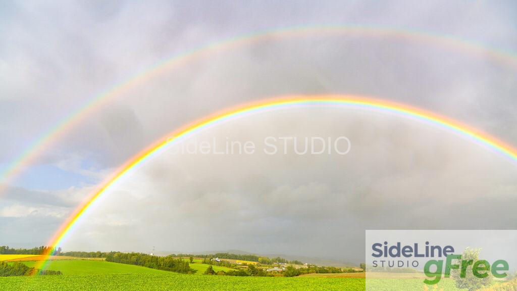 Double Rainbow at Biei